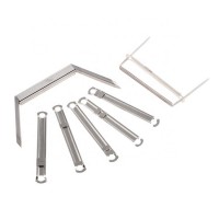 High quality Office school 8cm silver metal color clip paper file fastener